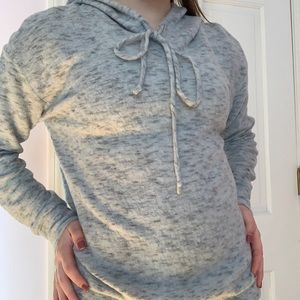 Womens small hooded fleece sweater